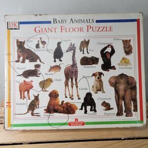 Baby Animals Giant Floor Puzzle by International Playthings 2 ft. x 3 ft.